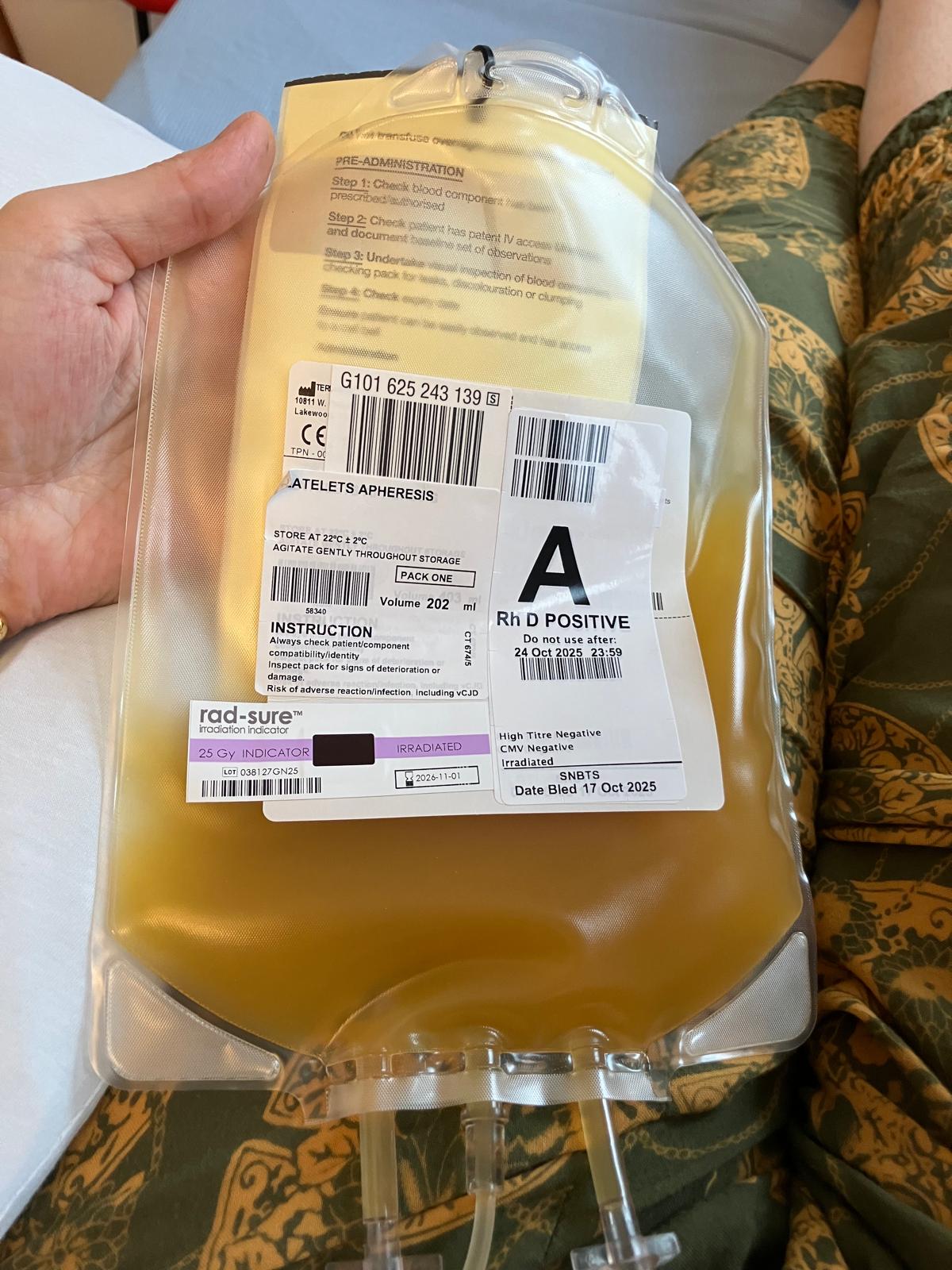 Platelet transfusion